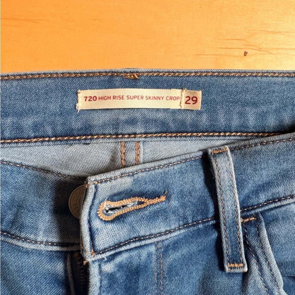 Women’s Blue Denim Jeans - 720 super skinny high rise - Picture 4 of 6